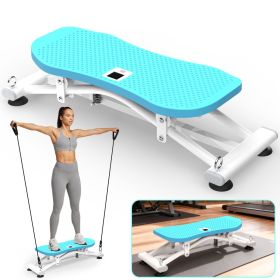 Sliding Ski Simulator with Resistance Bands - Indoor Skiing Fitness Equipment for Home Gym, With Resistance Bands & Non-Slip Base