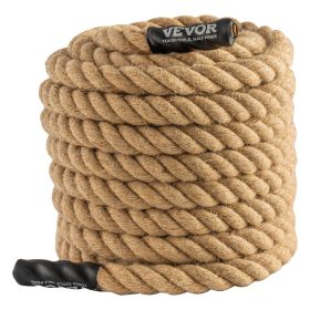 VEVOR Gym Climbing Rope, 1" Diameter 50 ft Length Gym Fitness Training Rope, Gym Exercise Workout Rope for Adults