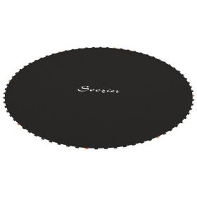 Trampoline Replacement Mat, Fits 12' Trampoline w/ 72 V-Hooks & 5.5" Springs (Spring & Frame not Included),  Black (Option: Black-530x450x100 mm)