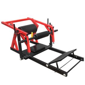 Hip Thrust Machine, Bridge Machine With Weight Holder, Heavy Duty Butt Exercise Equipment For Glute Muscles Building And Butt Shaping, Red (Option: BlackRed)