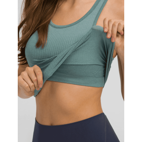 JupiterGear Round Neck Racerback Tank (Color: Turquoise, size: 4)