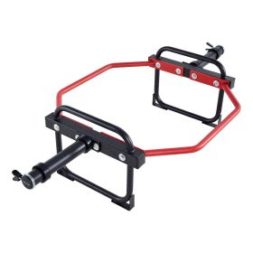 VEVOR Trap Bar Hex Bar, 2-Inch Hex Barbell, 500 LBS Capacity Shrug Bars, Weightlifting and Strength Training Equipment, Home Gym for Squats, Dead (Structure: Detachable, Color: Red)