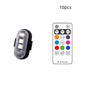 Wireless Remote Control Colorful Strobe Light (Option: 10 lamps remote control)